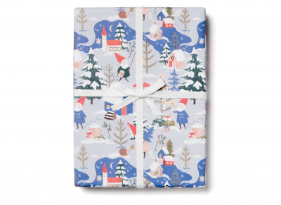 Holiday Gnomes Wrap|Red Cap Cards