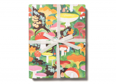 Woodland Mushrooms wrap|Red Cap Cards