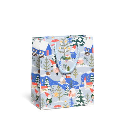 Holiday Gnomes Medium Bag|Red Cap Cards