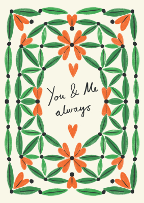 You And Me Always Heart Lattice