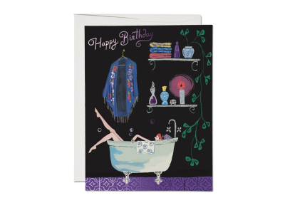 Bathtub Bubbles|Red Cap Cards