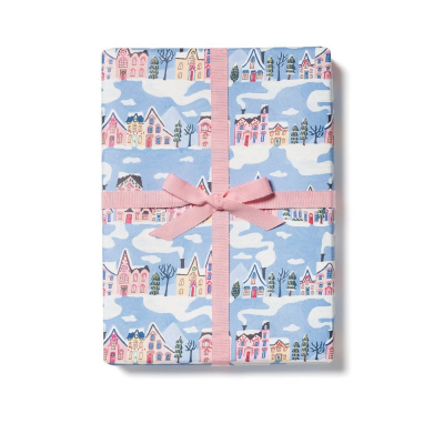 Little Pink House Wrap|Red Cap Cards