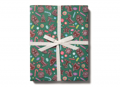 Gingerbread Holiday Wrap|Red Cap Cards