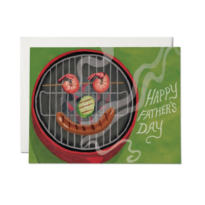 On the Grill Father's Day card|Red Cap Cards