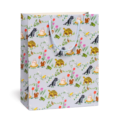 Critter Birthday Large Bag|Red Cap Cards