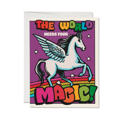 Magical Pegasus Encouragement card|Red Cap Cards