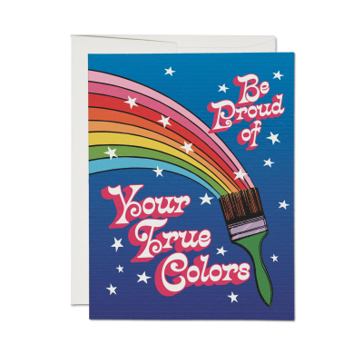 Your True Colors Pride card|Red Cap Cards