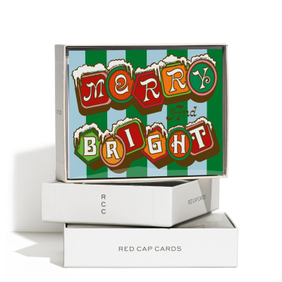 Merry Stripes Holiday Boxed Set|Red Cap Cards