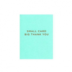 MINI CARD Big Thank You