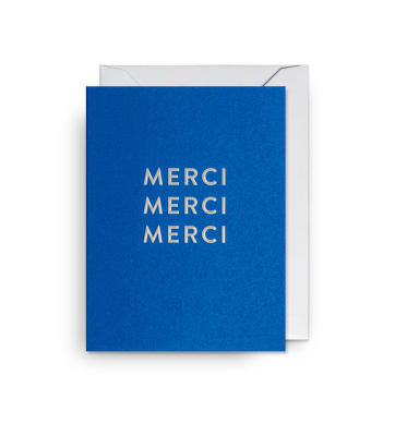 MINI CARD Merci Merci Merci