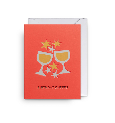 MINI CARD Birthday Cheers