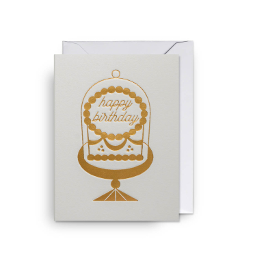 MINI CARD Happy Birthday Cake