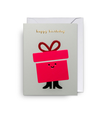 MINI CARD Happy Birthday Neon Gift