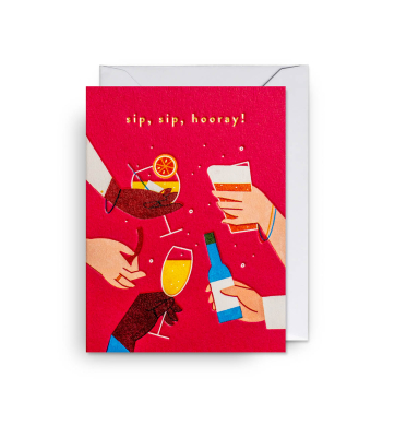 MINI CARD Sip Sip Hooray