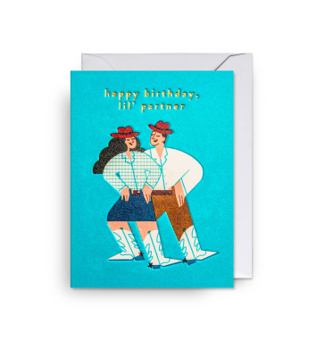 MINI CARD Happy Birthday Lil Partner