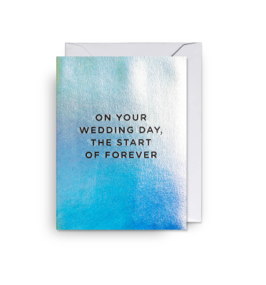 MINI CARD On Your Wedding Day The Start Of Forever