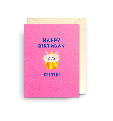 MINI CARD Happy Birthday Cutie
