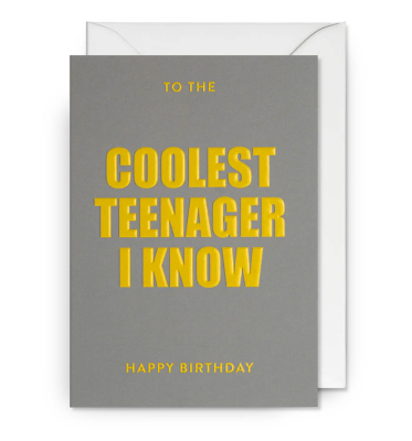 To The Coolest Teenager