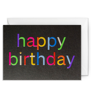 Happy Birthday Black