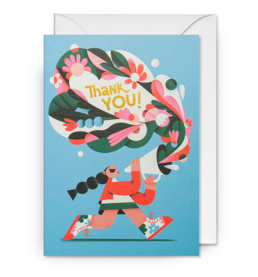 Thank You Floral Megaphone