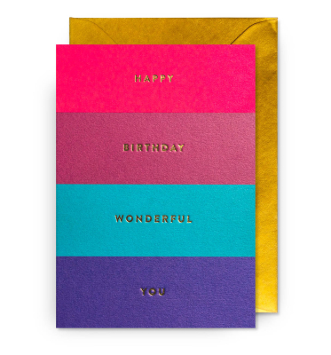 Happy Birthday Wonderful You