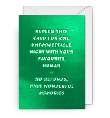 No Refunds Only Memories