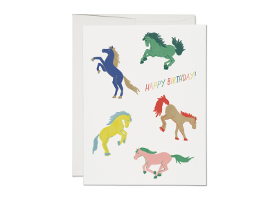 Wild Horses Birthday|Red Cap Cards