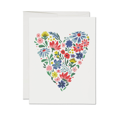 Blossom Heart Love card|Red Cap Cards