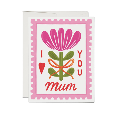 Mum Stamp Mother's Day card|Red Cap Cards