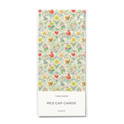 Woodland Critters Tissue Paper|Red Cap Cards
