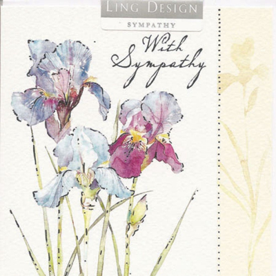 With Sympathy Lilies