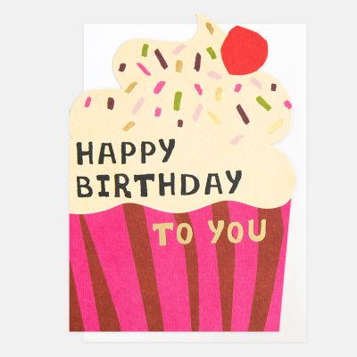 Happy Birthday To You Pink Case Cupcake|Caroline Gardner