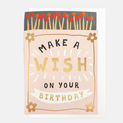 Make A Wish On Your Birthday Match Box|Caroline Gardner