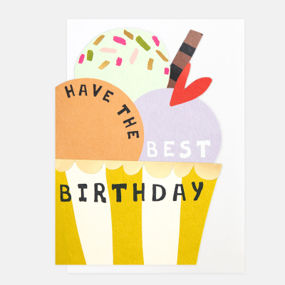 Have The Best Birthday Ice Cream Stripe Cup|Caroline Gardner