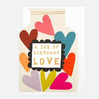 A Jar Of Birthday Love Hearts In Jar|Caroline Gardner