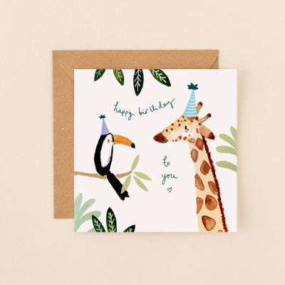 Toucan And Giraffe