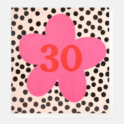 30 Number In Flower On Spot|Caroline Gardner