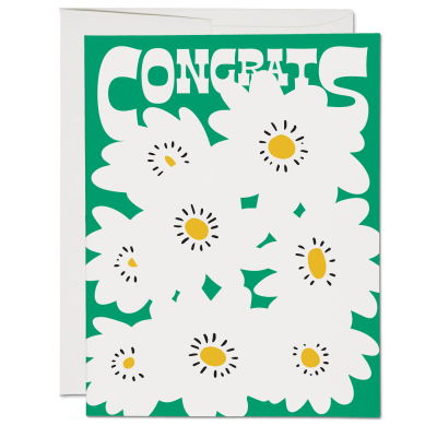 Congrats Poppies card|Red Cap Cards