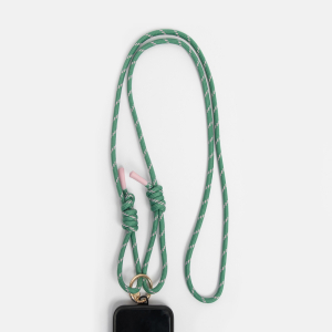 Green And Pink Cord Long Phone Strap|Caroline Gardner