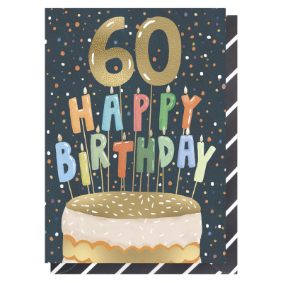 Age 60 Birthday Cake