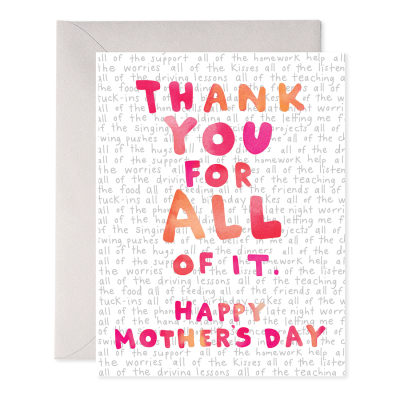 For All Of It