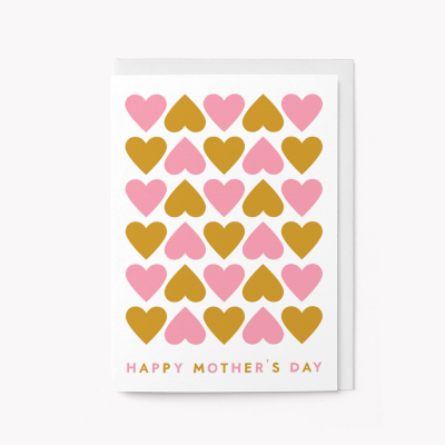 Heart Pattern Mothers Day