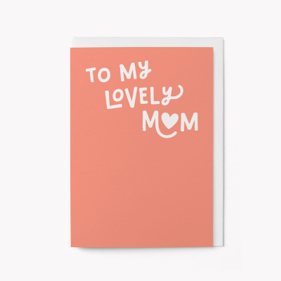 To My Lovely Mom