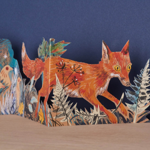 Three Fold Fox Die Cut|Art Angels