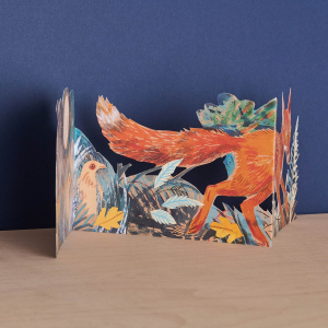 Three Fold Fox Die Cut|Art Angels