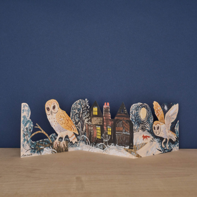 Three Fold Silent Flight Die Cut|Art Angels