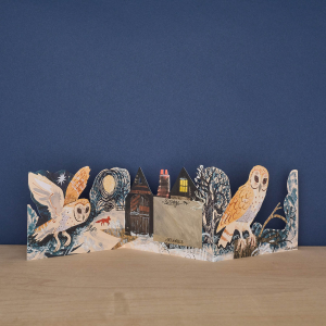 Three Fold Silent Flight Die Cut|Art Angels