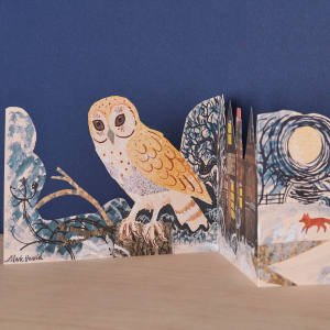 Three Fold Silent Flight Die Cut|Art Angels