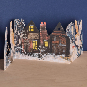 Three Fold Silent Flight Die Cut|Art Angels