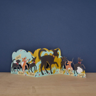 Puppy Parade Die Cut|Art Angels